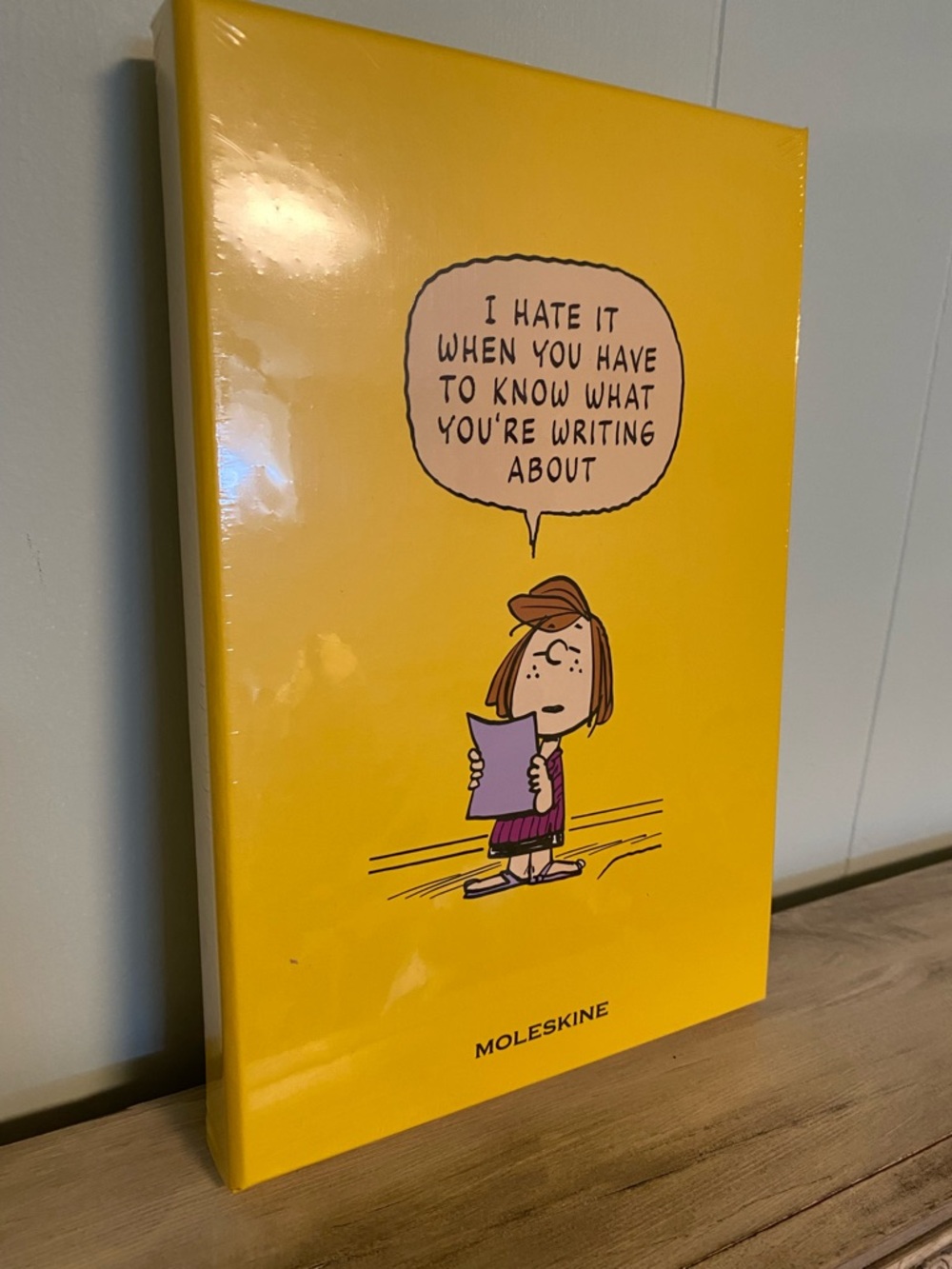 NWT Moleskine Peanuts Yellow Hardcover Notebook Journal